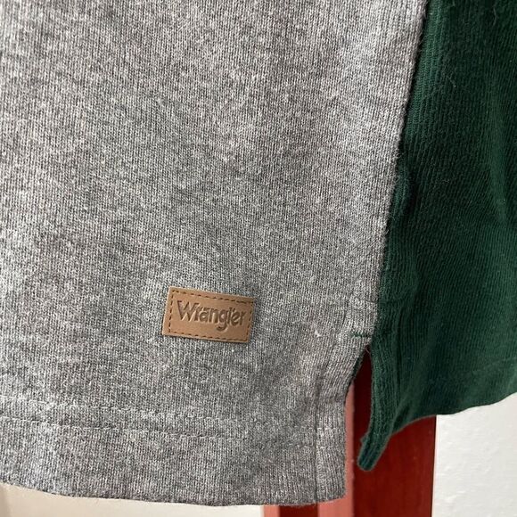 NWT Wranglers Quarter Zip Pullover Shirt Size M - Picture 5 of 7